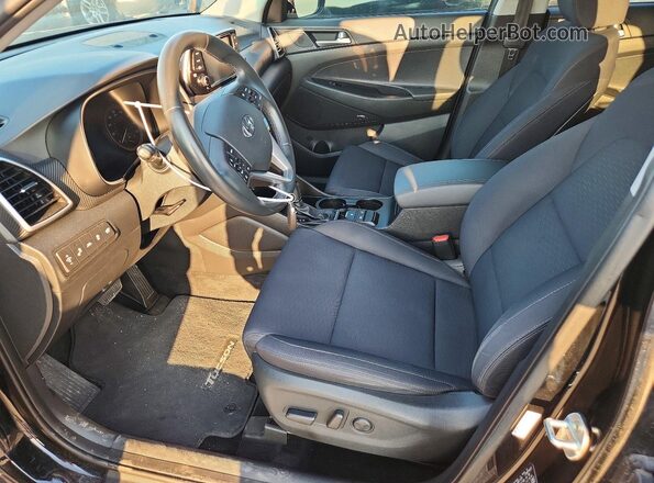 KM8J33AL4LU161336 2020 HYUNDAI TUCSON Black Вид салону спереду