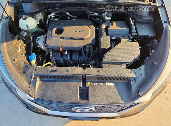 KM8J33AL4LU161336 2020 HYUNDAI TUCSON Black Вид задньої частини салону