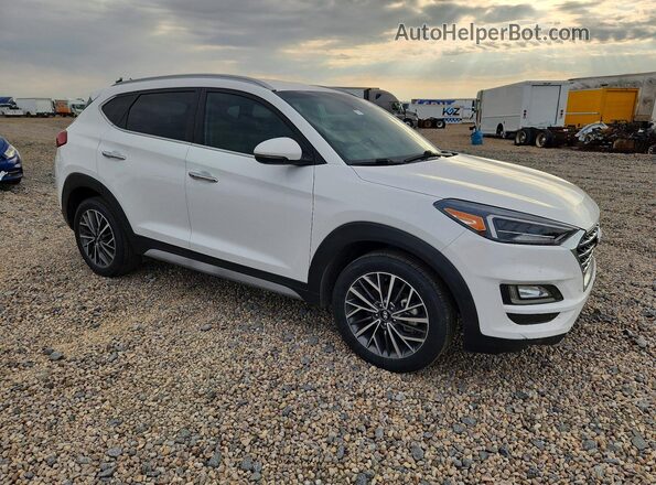 KM8J33AL4MU312631 2021 HYUNDAI TUCSON Белый Передняя правая четверть