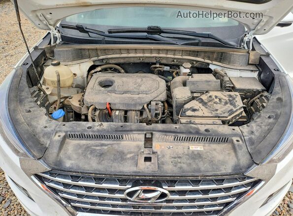KM8J33AL4MU312631 2021 HYUNDAI TUCSON Белый Вид подкапотного пространства
