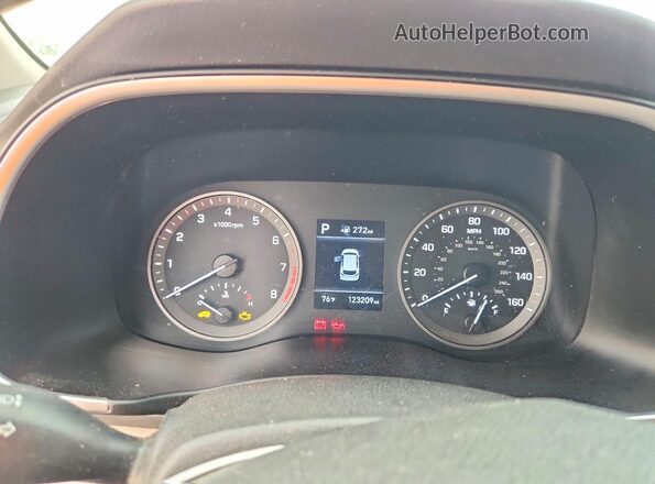KM8J33AL4MU312631 2021 HYUNDAI TUCSON Белый Вид щитка приборов