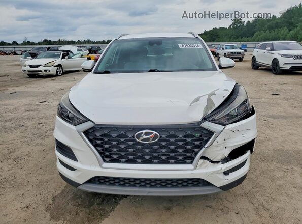 KM8J33AL4MU320311 2021 HYUNDAI TUCSON White Դիմացի տեսք
