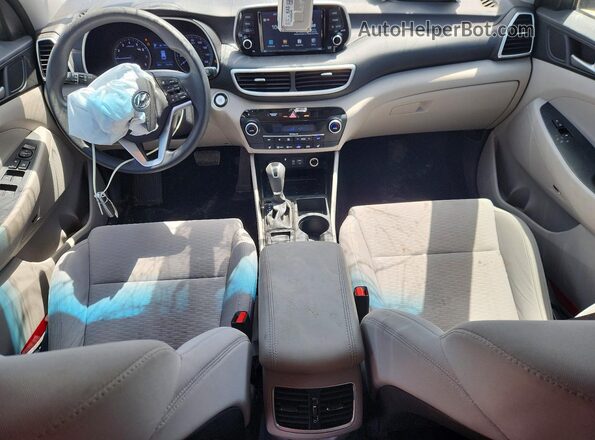 KM8J33AL5KU029457 2019 HYUNDAI TUCSON White Vista del salpicadero