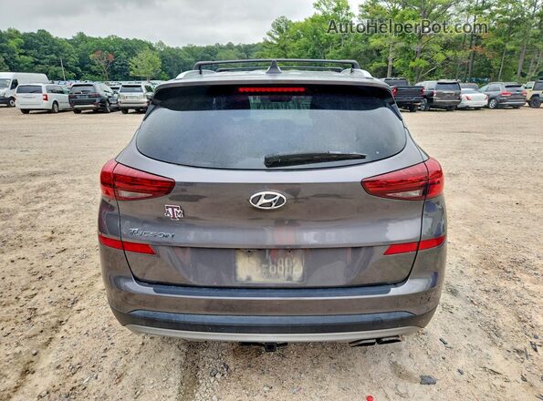 KM8J33AL5LU148773 2020 HYUNDAI TUCSON Gray Widok z tyłu