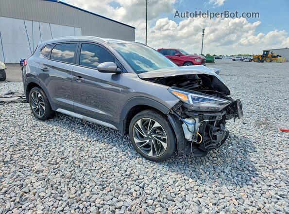 KM8J33AL5LU185791 2020 HYUNDAI TUCSON Gray Przód prawy