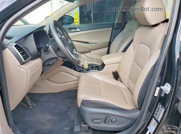 KM8J33AL5LU232267 2020 HYUNDAI TUCSON Черный Вид салона спереди