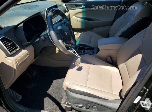 KM8J33AL5MU336761 2021 HYUNDAI TUCSON Black Front interior view