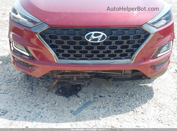 KM8J33AL6KU983327 2019 HYUNDAI TUCSON Maroon Դիմացի տեսք