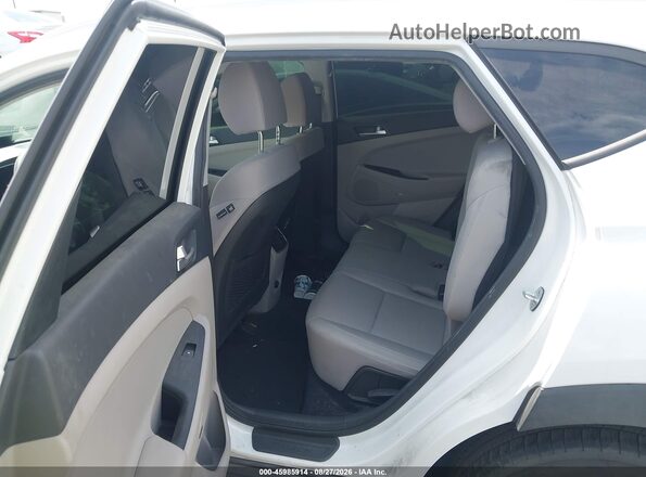 KM8J33AL6LU147812 2020 HYUNDAI TUCSON White VIN კოდის სტიკერის ხედი