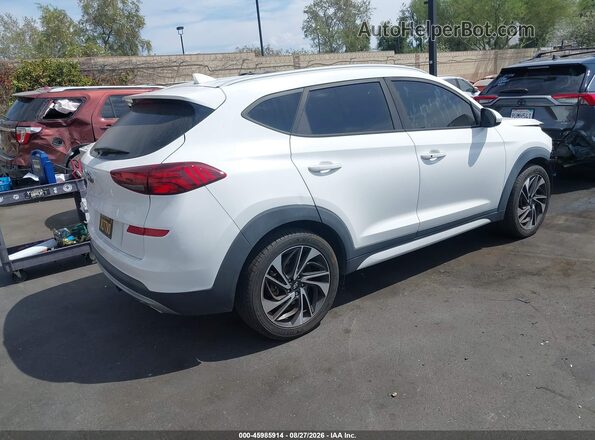 KM8J33AL6LU147812 2020 HYUNDAI TUCSON White უკანა მარჯვენა