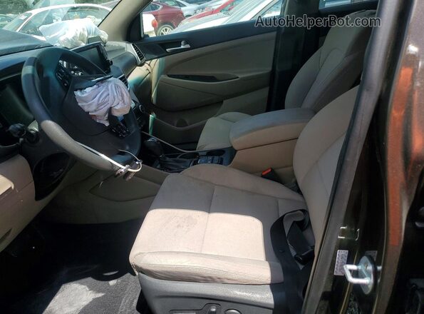 KM8J33AL6LU199070 2020 HYUNDAI TUCSON Brown Vista interior delantera