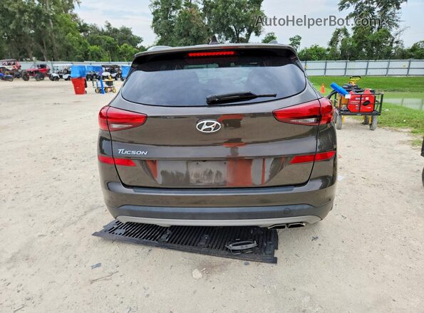 KM8J33AL6LU199070 2020 HYUNDAI TUCSON Brown Vista trasera