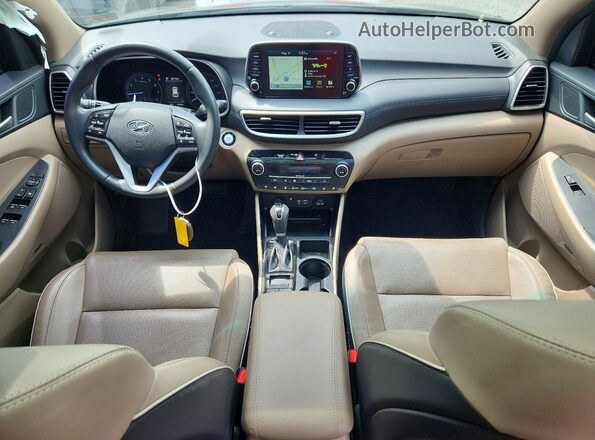KM8J33AL6MU303882 2021 HYUNDAI TUCSON Black Widok deski rozdzielczej