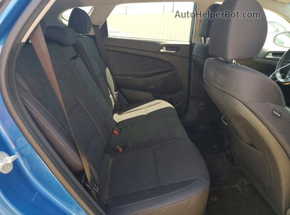 KM8J33AL6MU324649 2021 HYUNDAI TUCSON Blue Вид задньої частини салону
