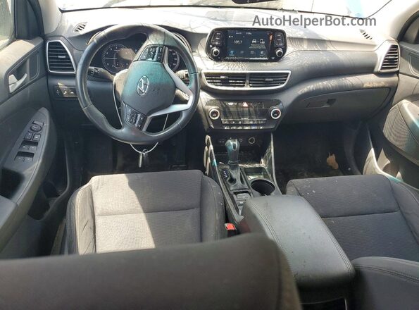 KM8J33AL6MU324649 2021 HYUNDAI TUCSON Blue Вид панелі приладів