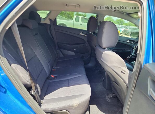 KM8J33AL6MU362608 2021 HYUNDAI TUCSON Blue Vista de los asientos traseros