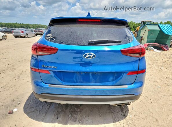 KM8J33AL6MU362608 2021 HYUNDAI TUCSON Blue Vista trasera