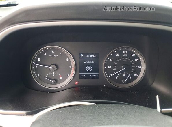 KM8J33AL7LU161718 2020 HYUNDAI TUCSON Charcoal Vista del cuadro de instrumentos