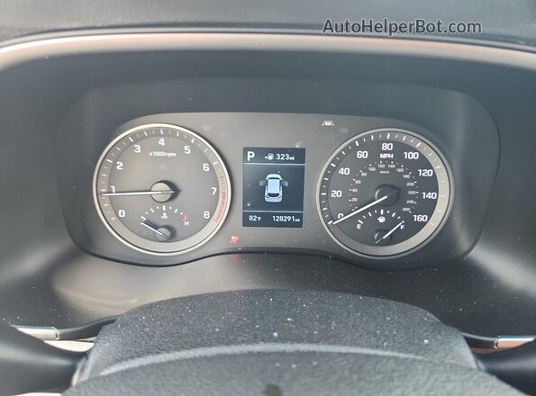 KM8J33AL7LU221738 2020 HYUNDAI TUCSON Black Вид щитка приладів