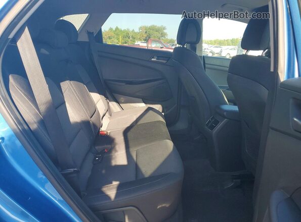 KM8J33AL8JU721629 2018 HYUNDAI TUCSON Синий Вид задних сидений