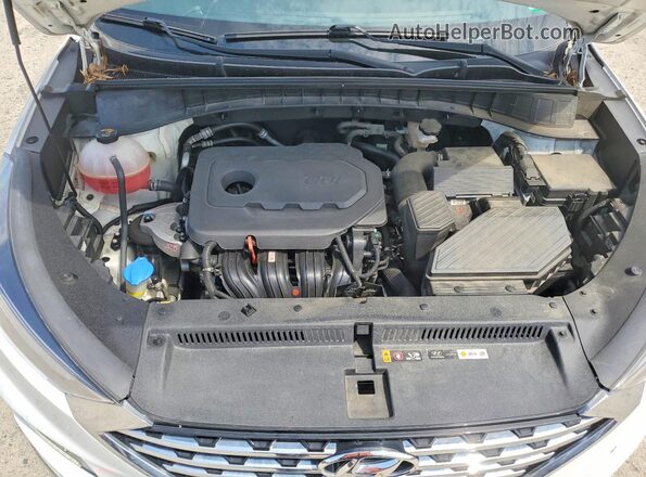KM8J33AL8MU334826 2021 HYUNDAI TUCSON White Rear interior view