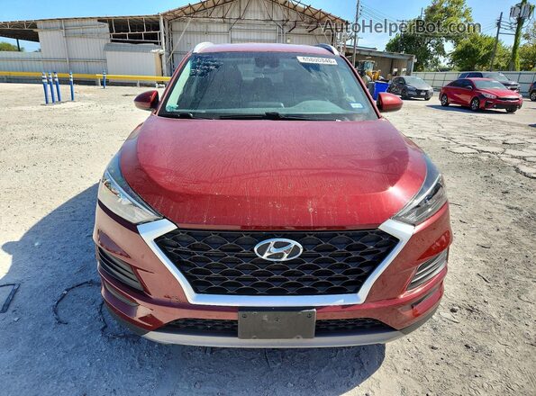 KM8J33AL9LU137680 2020 HYUNDAI TUCSON Red Вид спереду