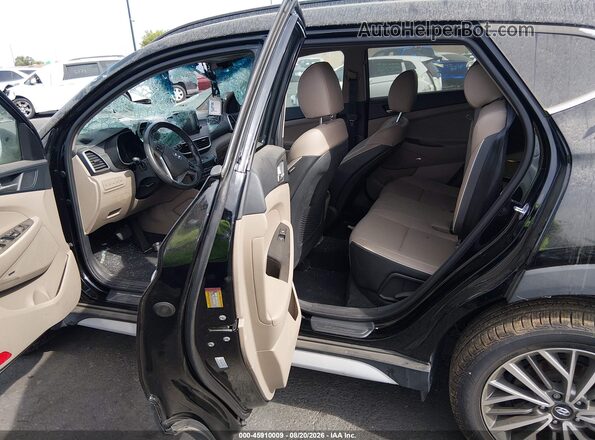 KM8J33AL9LU175572 2020 HYUNDAI TUCSON Black VIN კოდის სტიკერის ხედი