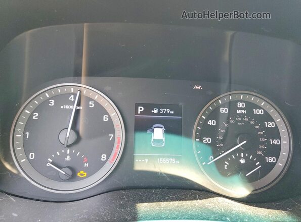 KM8J33AL9LU195000 2020 HYUNDAI TUCSON Белый Вид щитка приборов