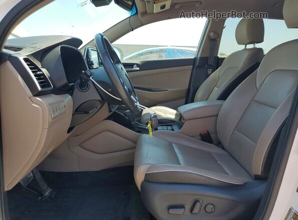 KM8J33AL9LU195000 2020 HYUNDAI TUCSON Белый Вид салона спереди