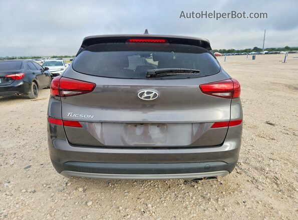 KM8J33AL9LU261142 2020 HYUNDAI TUCSON Gray Widok z tyłu