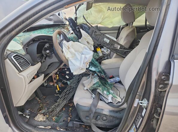 KM8J33AL9LU261142 2020 HYUNDAI TUCSON Gray Widok wnętrza z przodu