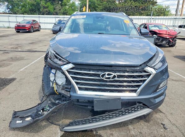 KM8J33AL9MU285149 2021 HYUNDAI TUCSON Gray Vista frontal