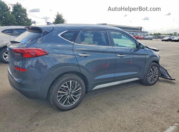 KM8J33AL9MU285149 2021 HYUNDAI TUCSON Gray Trasero derecho