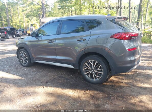 KM8J33AL9MU308588 2021 HYUNDAI TUCSON Серый Задняя левая четверть