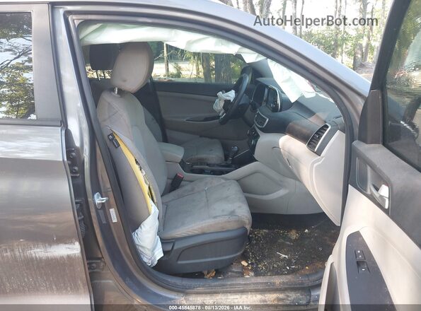 KM8J33AL9MU308588 2021 HYUNDAI TUCSON Серый Вид салона спереди