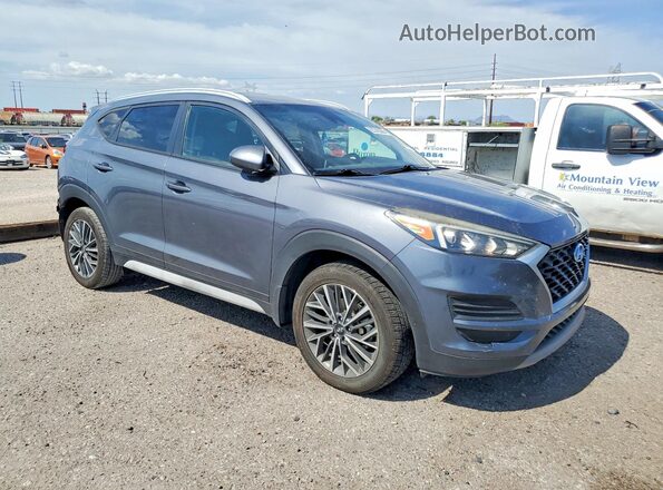 KM8J33ALXKU050692 2019 HYUNDAI TUCSON Серый Передняя правая четверть