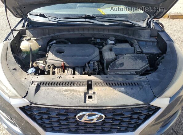 KM8J33ALXKU050692 2019 HYUNDAI TUCSON Серый Вид задней части салона