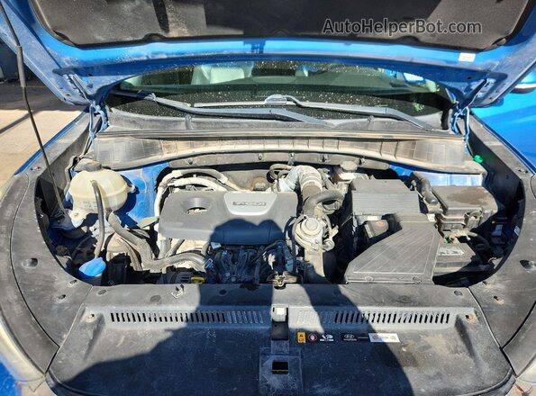 KM8J3CA20GU218967 2016 HYUNDAI TUCSON Синий Вид задней части салона