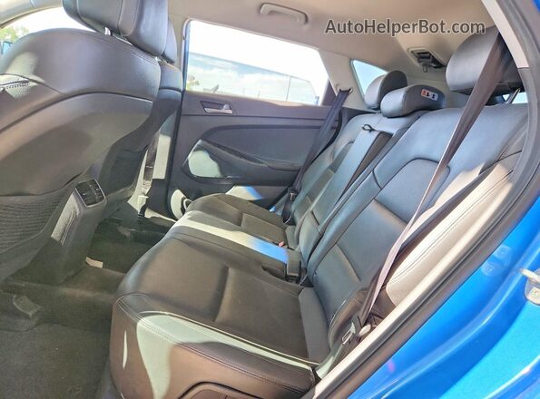 KM8J3CA20GU218967 2016 HYUNDAI TUCSON Синий Вид задних сидений