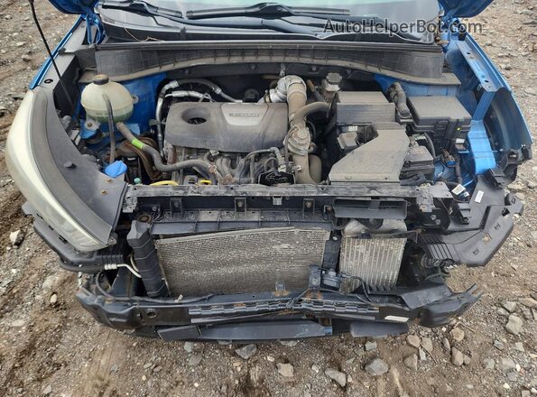 KM8J3CA20JU625971 2018 HYUNDAI TUCSON Blue Widok komory silnika