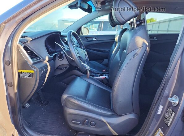 KM8J3CA21GU095907 2016 HYUNDAI TUCSON Gray Widok wnętrza z przodu