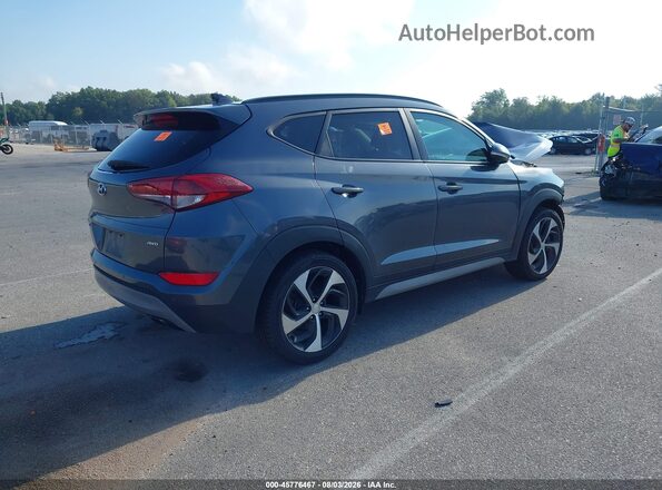 KM8J3CA21JU619919 2018 HYUNDAI TUCSON Gray Задня права чверть