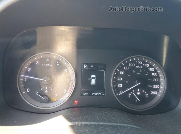 KM8J3CA22GU044190 2016 HYUNDAI TUCSON Gray Вид щитка приладів