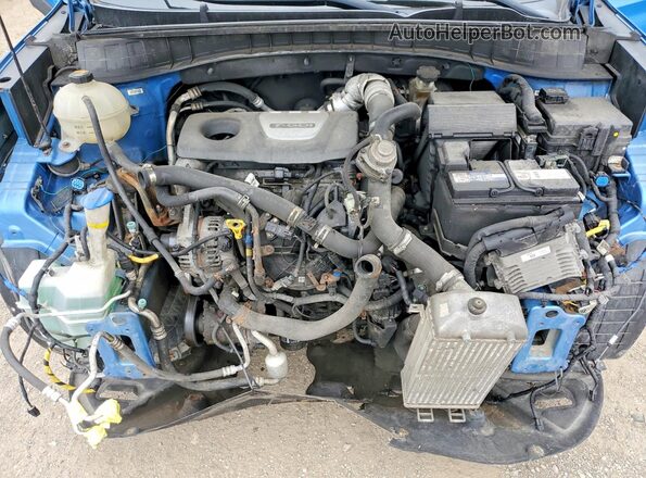 KM8J3CA23GU146646 2016 HYUNDAI TUCSON Blue Вид підкапотного простору