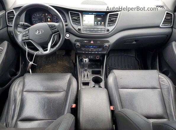 KM8J3CA23GU146646 2016 HYUNDAI TUCSON Blue Вид панелі приладів