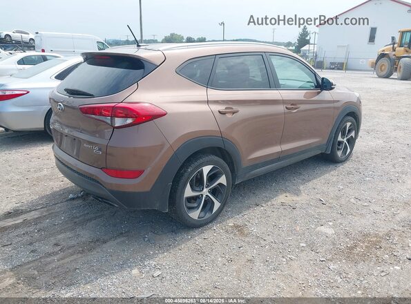KM8J3CA24GU094394 2016 HYUNDAI TUCSON Brown Tył prawy