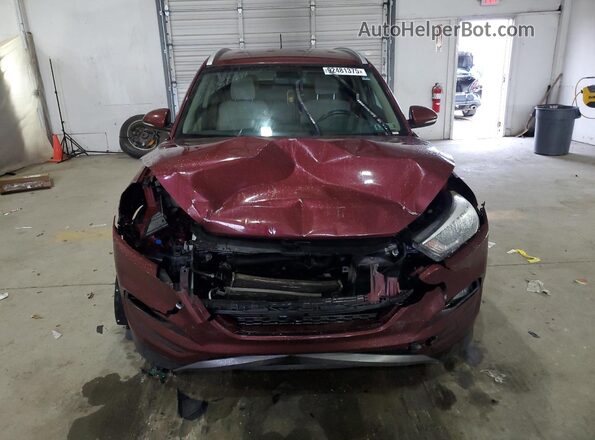KM8J3CA26GU076852 2016 HYUNDAI TUCSON Burgundy Вид спереду