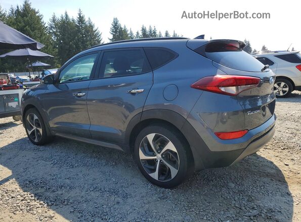 KM8J3CA26GU224823 2016 HYUNDAI TUCSON Blue Delantero derecho