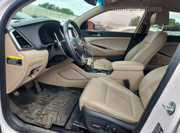 KM8J3CA26GU238463 2016 HYUNDAI TUCSON White Widok wnętrza z przodu