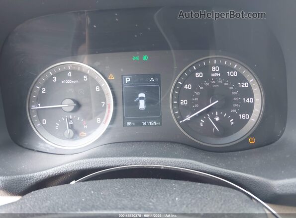 KM8J3CA26HU396626 2017 HYUNDAI TUCSON Burgundy Widok tylnych siedzeń